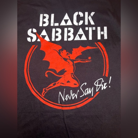 Black Sabbath Men's Black T-Shirt | NWOT - Picture 2 of 6
